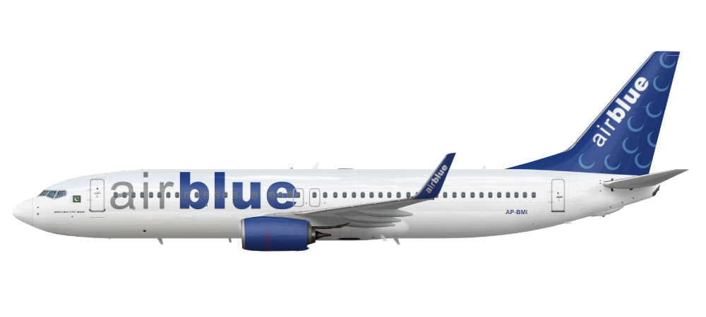 Airblue airplane