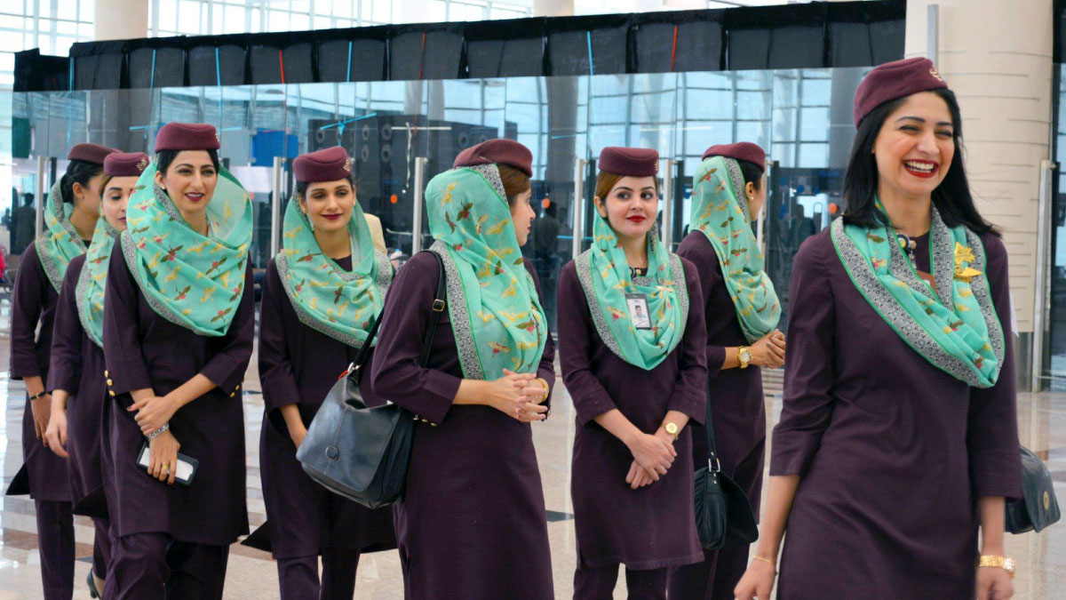 Pakistan International cabin crew